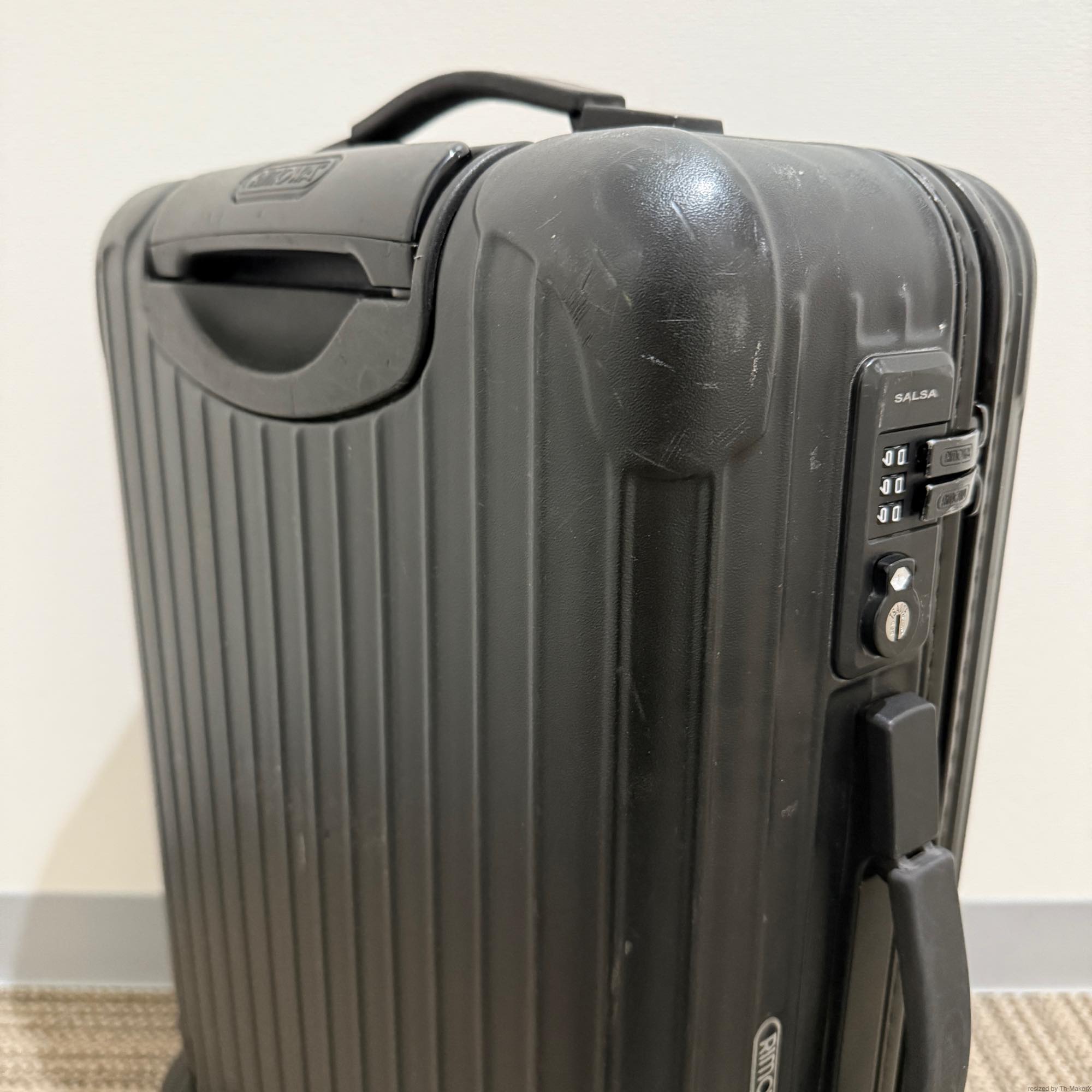 リモワ サルサ 833.52 中古商品 マットブラック 32リットル 2輪
