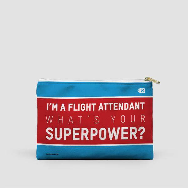 AIRPORTAGトラベルポーチ I'm a flight attendant
