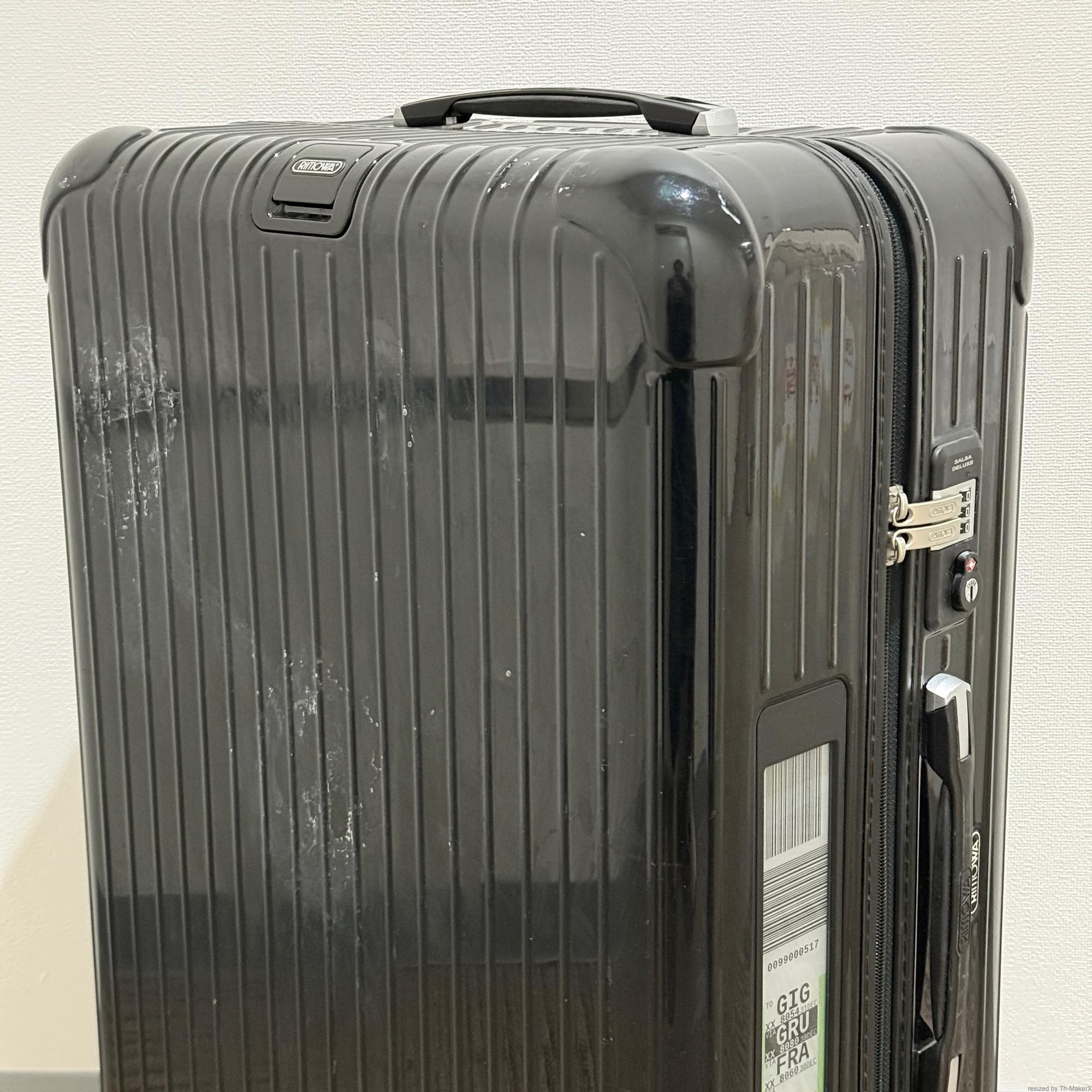 リモワ　サルサ デラックス　電子タグ　831.70.50.5　中古商品　78リットル　4輪