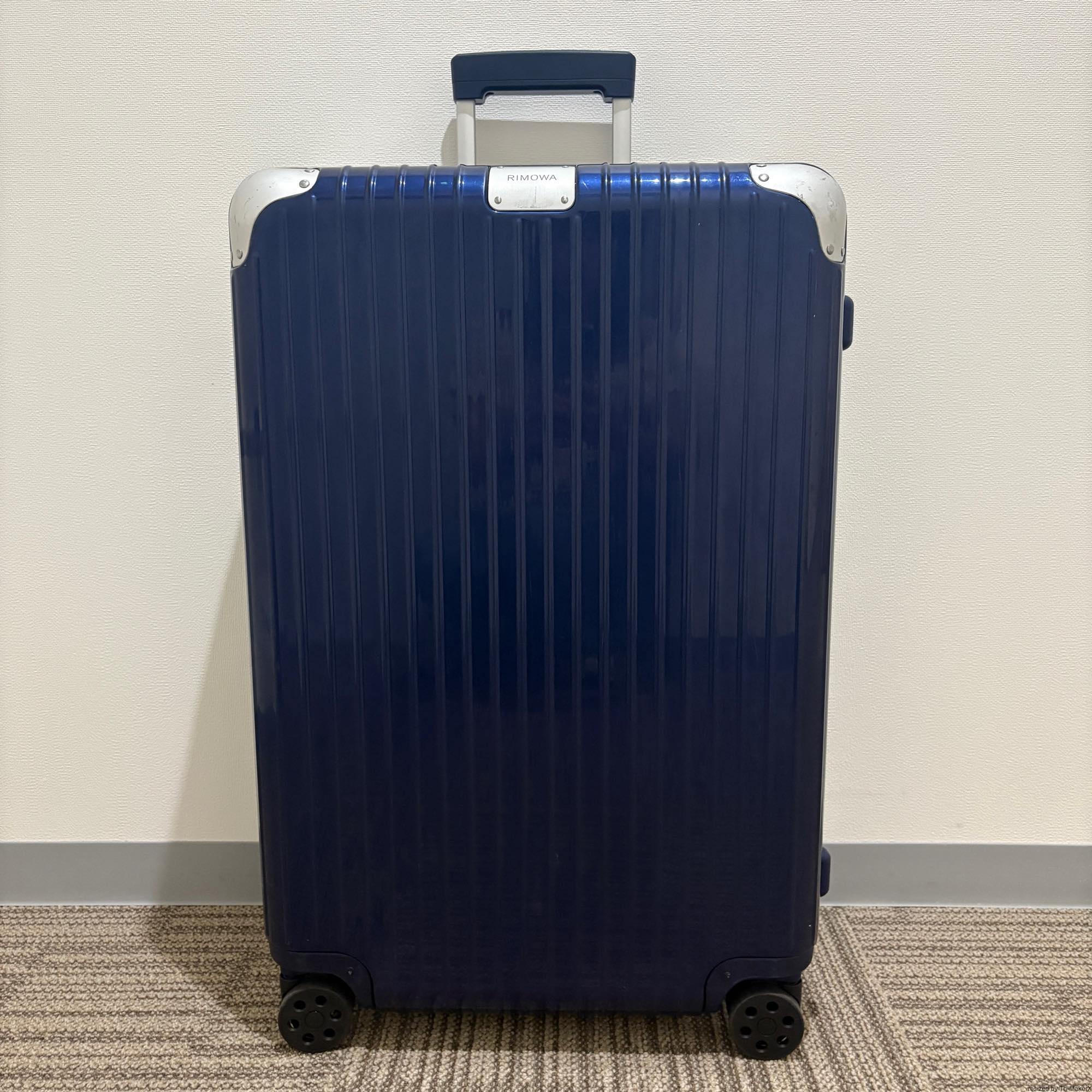 リモワ　ハイブリッド　883.73.60.4 　チェックインL　マットブルー　中古美品　84L