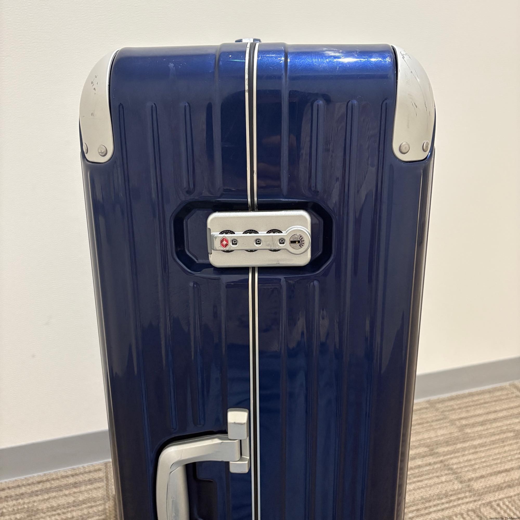 リモワ　ハイブリッド　883.73.60.4 　チェックインL　マットブルー　中古美品　84L